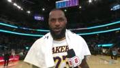 詹姆斯赛后对着镜头兴奋我喜欢NFL，但圣诞节是属于我们的！